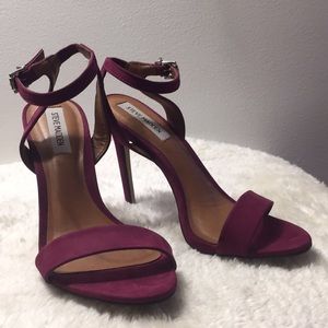 Steve Madden Purple Suede Heels